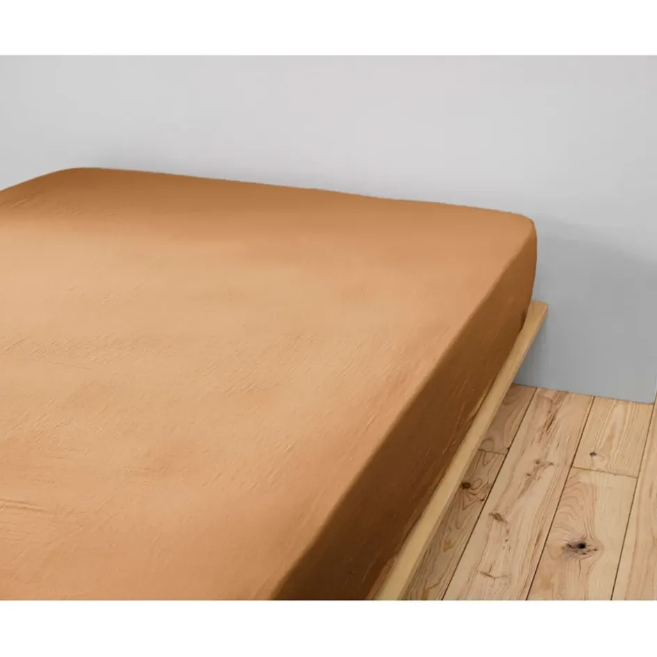 Fabrique de Styles Draps Housses*Drap housse en gaze de coton 140x190cm - Gaia