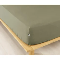 Fabrique de Styles Draps Housses*Drap housse en flanelle romarin 140x190cm - Candice