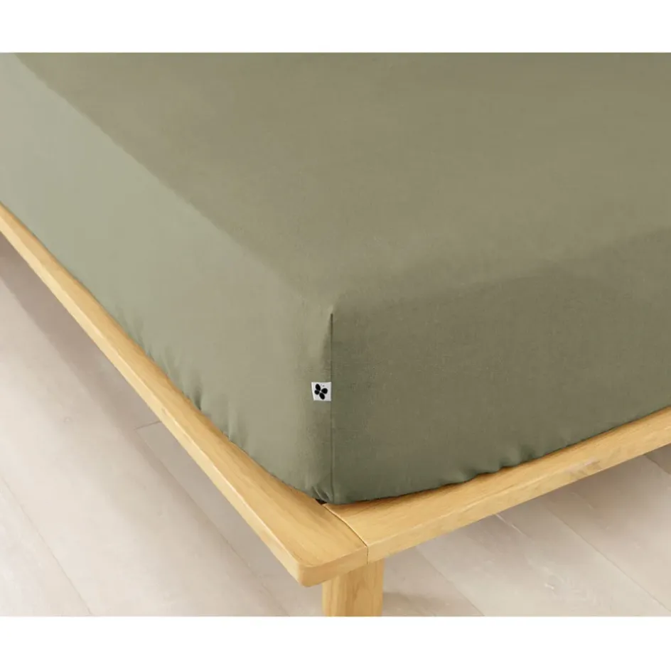 Fabrique de Styles Draps Housses*Drap housse en flanelle romarin 140x190cm - Candice