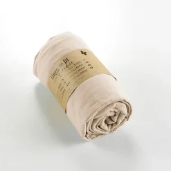 Fabrique de Styles Draps Housses*Drap housse en flanelle sable 160x200cm - Candice