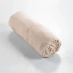 Fabrique de Styles Draps Housses*Drap housse en gaze de coton unie pampa 160x200cm - Gaia