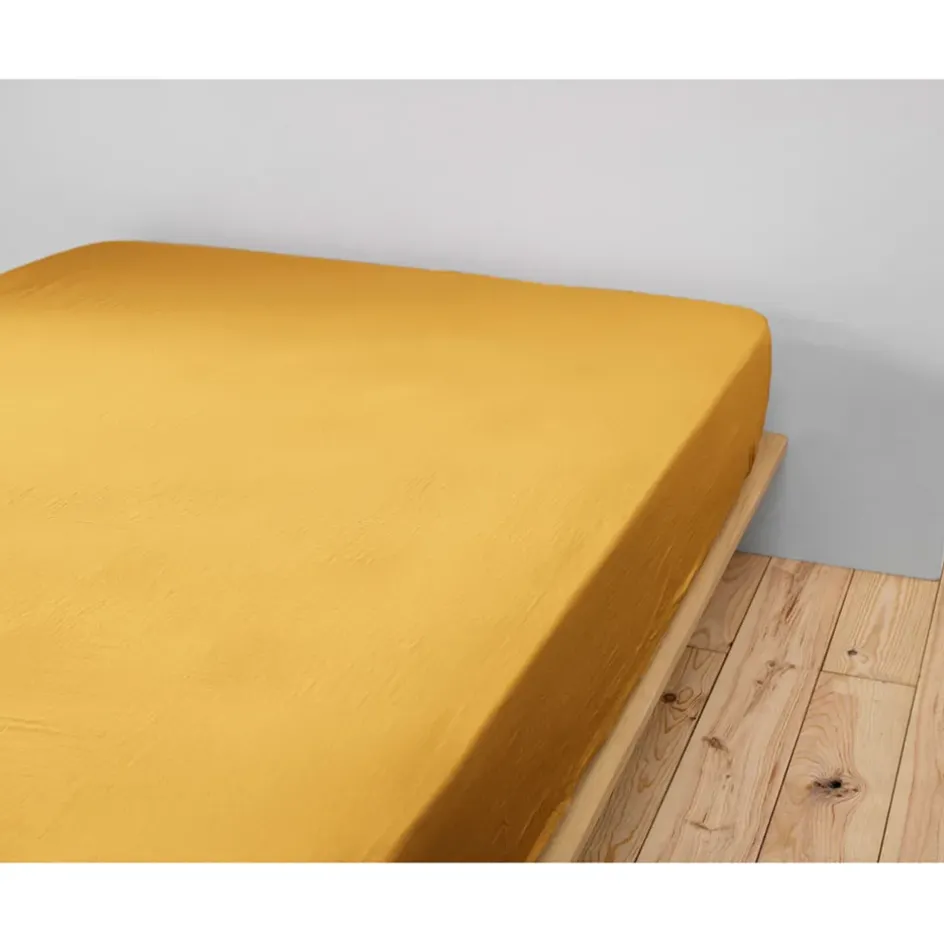 Fabrique de Styles Draps Housses*Drap housse en gaze de coton 160x200cm - Gaia