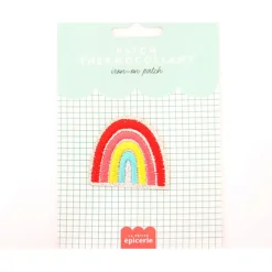 Fabrique de Styles Accessoires Mode*Ecusson thermocollant à  paillettes - Arc-En-Ciel