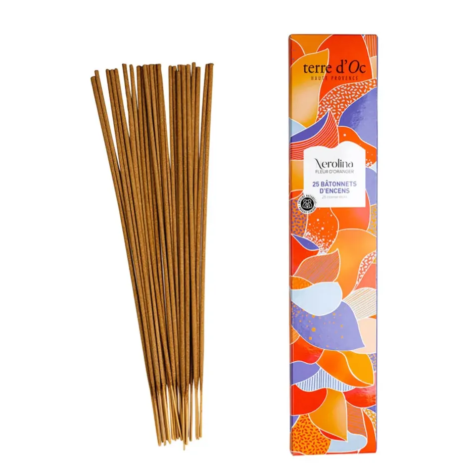 Fabrique de Styles Encens*Encens parfumes fleur d'oranger nerolina x25 batonnets