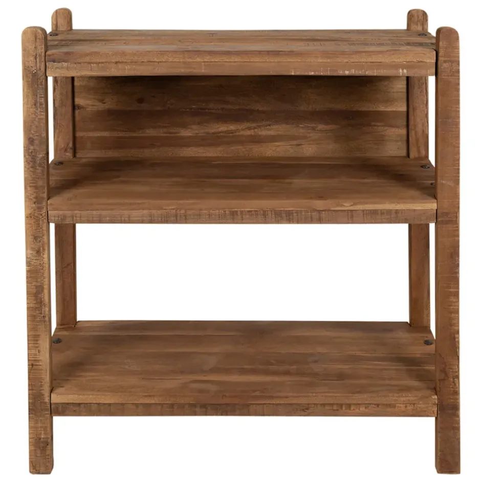 Fabrique de Styles Bibliothèques Et Étagères*Etagère 3 niveaux en bois recyclé 90x35xh100cm - Campagne