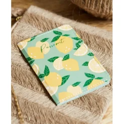 Fabrique de Styles Voyage Et Exploration*Etui passeport x2 10x15cm papier coton recyclé - Retro Summer