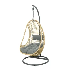 Enfant Fabrique de Styles Chaises, Fauteuils|Jardin*Fauteuil de jardin oeuf suspendu en resine tressée - Riga