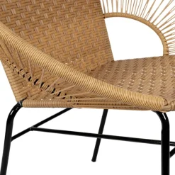 Enfant Fabrique de Styles Chaises, Fauteuils|Jardin*Fauteuil de jardin rond effet cannage naturel - Malaya