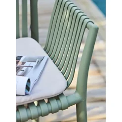 Enfant Fabrique de Styles Chaises, Fauteuils|Jardin*Fauteuil d'extérieur avec coussin en tissu - Lumi