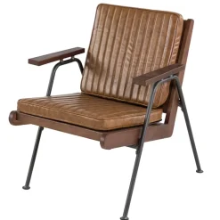 Fabrique de Styles Fauteuils*Fauteuil effet cuir clair - Lewis