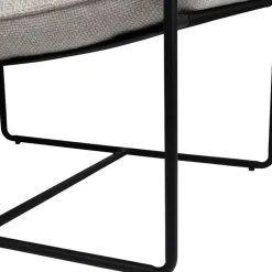 Fabrique de Styles Fauteuils*Fauteuil en tissu et fer écru - Elément