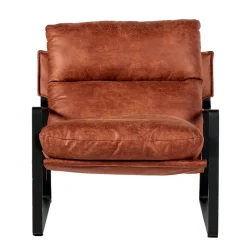 Fabrique de Styles Fauteuils*Fauteuil en tissu imitation cuir - Torsten