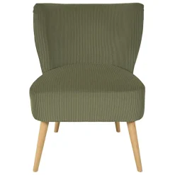 Fabrique de Styles Fauteuils*Fauteuil en velours côtelé - Eleonor