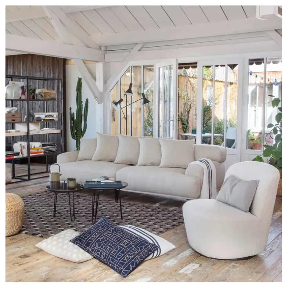 Fabrique de Styles Fauteuils*Fauteuil pivotant en bouclette - Pauline