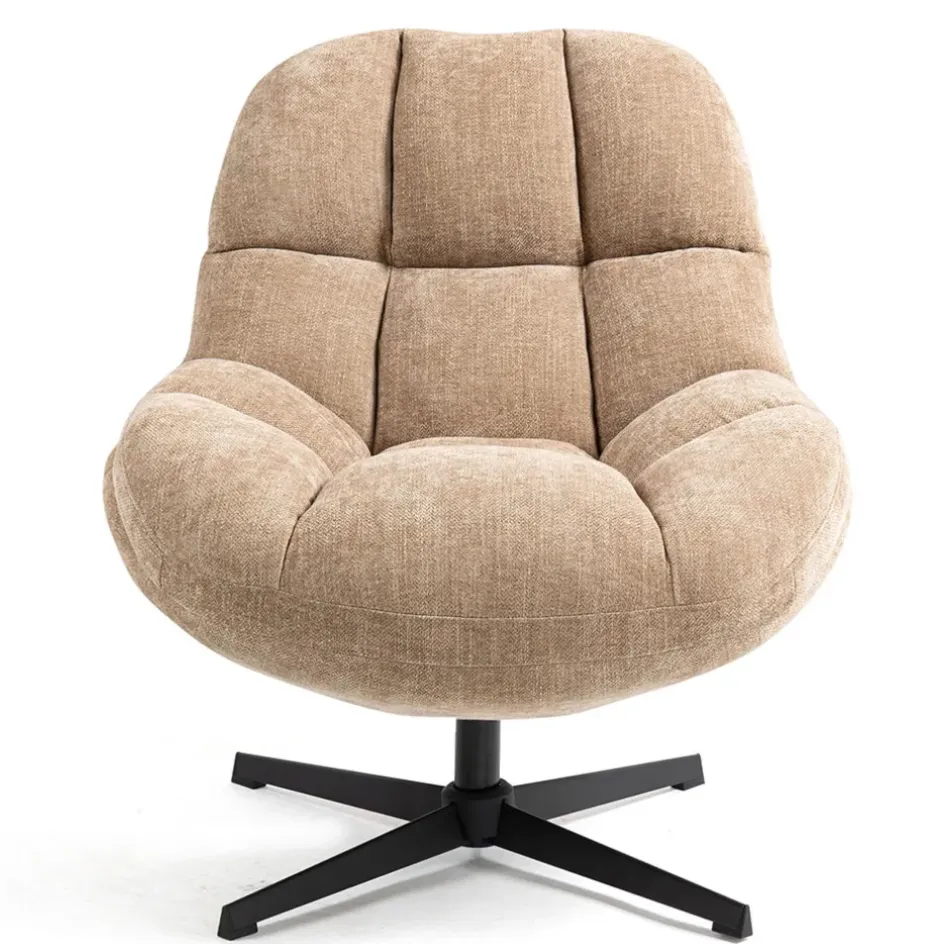 Fabrique de Styles Fauteuils*Fauteuil pivotant en tissu - Molto