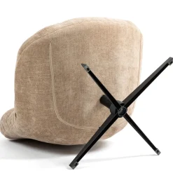 Fabrique de Styles Fauteuils*Fauteuil pivotant en tissu - Molto