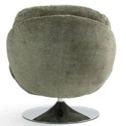 Fabrique de Styles Fauteuils*Fauteuil pivotant en velours - Topi