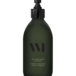 Fabrique de Styles Savon Liquide*Flacon en verre gel lavant mains vétiver - bergamote 290ml