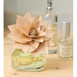 Fabrique de Styles Sachets Et Décors Parfumés*Fleur parfumee en bois 100ml linge propre
