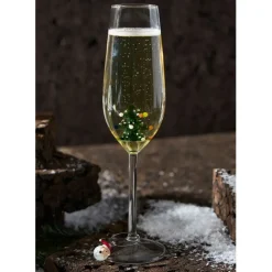 Fabrique de Styles Coupes Et Flutes*Flute sapin en verre borosilicate 25cl - Noel