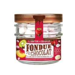 Fabrique de Styles Chocolats Et Confiseries*Fondue de chocolat au lait et mini guimauves - Noel