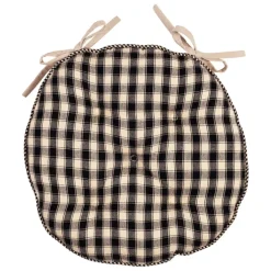 Fabrique de Styles Galettes De Chaise*Galette chaise ronde en coton d40cm - Campagne