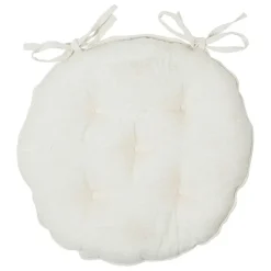 Fabrique de Styles Galettes De Chaise*Galette chaise ronde p'tite fleur d40cm en coton