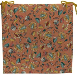 Enfant Fabrique de Styles Textiles Outdoor|Jardin*Galette de chaise extérieure en coton 40x40cm - Kerala