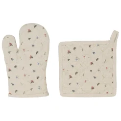 Fabrique de Styles Torchons, Tabliers Et Maniques*Gant manique en coton et lin - P'tite Fleur