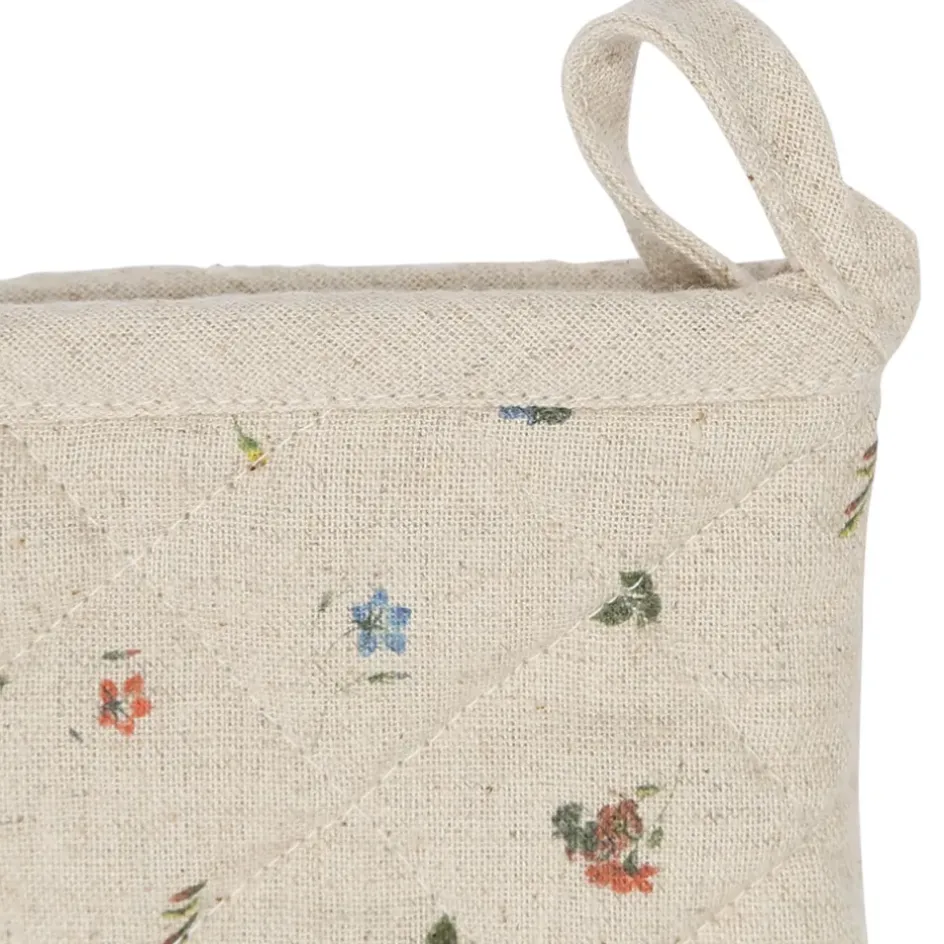 Fabrique de Styles Torchons, Tabliers Et Maniques*Gant manique en coton et lin - P'tite Fleur