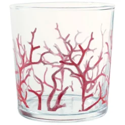 Fabrique de Styles Verres À Eau Et Gobelets*Gobelet corail bodega en verre