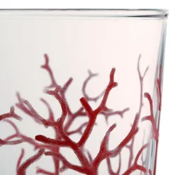 Fabrique de Styles Verres À Eau Et Gobelets*Gobelet corail bodega en verre