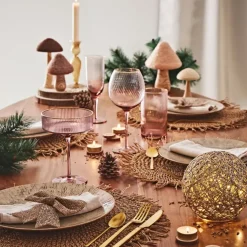 Fabrique de Styles Verres À Eau Et Gobelets*Gobelet en verre figue et doré 55cl - Funny