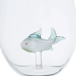 Fabrique de Styles Verres À Eau Et Gobelets*Gobelet poisson en verre borosilicate 50cl - Océan