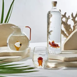 Fabrique de Styles Verres À Eau Et Gobelets*Gobelet poulpe en verre borosilicate 50cl - Océan