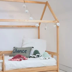 Fabrique de Styles Déco Lumineuse*Guirlande 7 coquillages en coton et polyester écru l130cm - Eté A La Mer