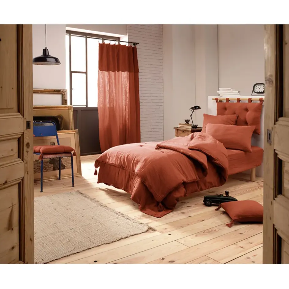 Fabrique de Styles Housses De Couette*Housse de couette en gaze de coton 140x200cm - Gaia