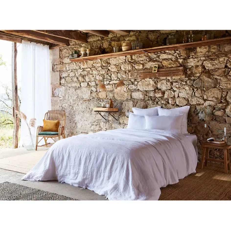 Fabrique de Styles Housses De Couette*Housse de couette en lin lavé 260x240cm - Soline