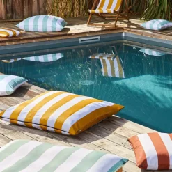 Enfant Fabrique de Styles Textiles Outdoor|Jardin*Housse de coussin en polyester outdoor 80x80cm - Riviera