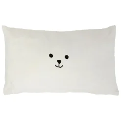 Enfant Fabrique de Styles Textiles*Housse de coussin en velours écru 50x30cm - Songes