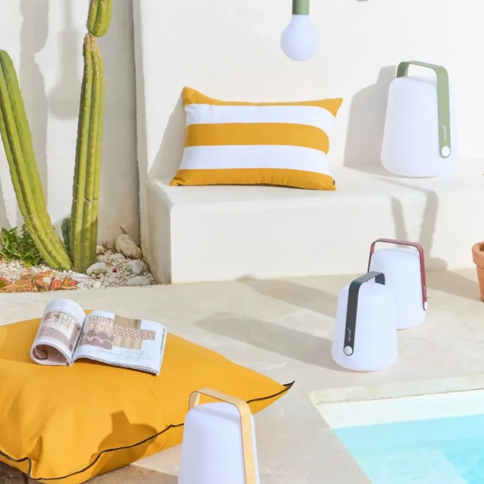 Enfant Fabrique de Styles Textiles Outdoor|Jardin*Housse de coussin extérieur 80x80cm - Bimini