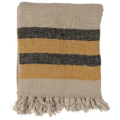 Fabrique de Styles Couvre-lits*Jeté de lit en lin 170x130cm - Hemlin