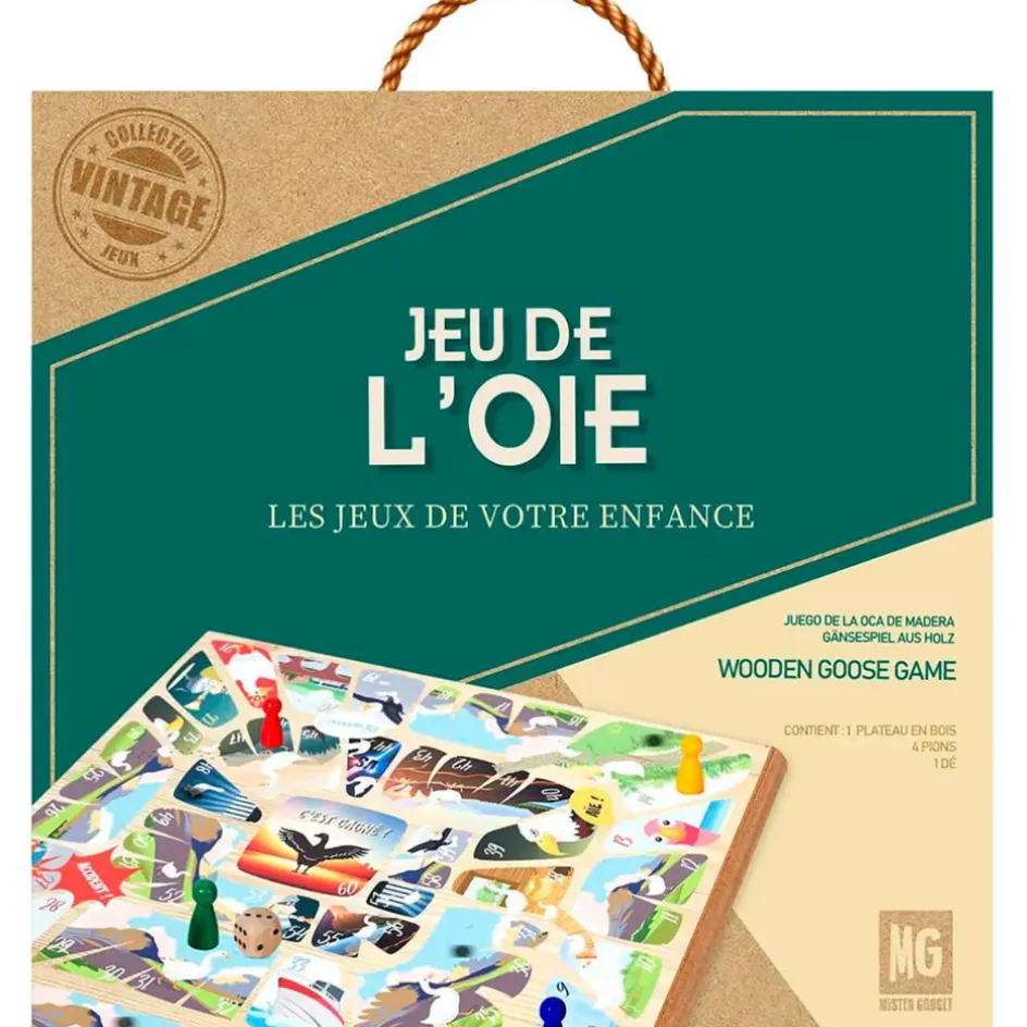 Fabrique de Styles Jeux*Jeu de l'oie en bois