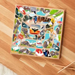 Fabrique de Styles Jeux*Jeu de l'oie en bois