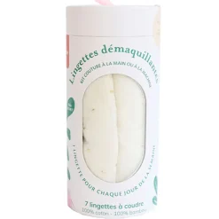 Fabrique de Styles Accessoires Soins*Kit lingettes démaquillantes écru et or