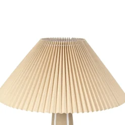 Fabrique de Styles Lampadaires*Lampadaire en céramique et lin et écru h103cm - Paese