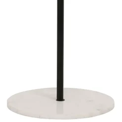 Fabrique de Styles Lampadaires*Lampadaire en fer et marbre noir et blanc d45xh163cm - Funky