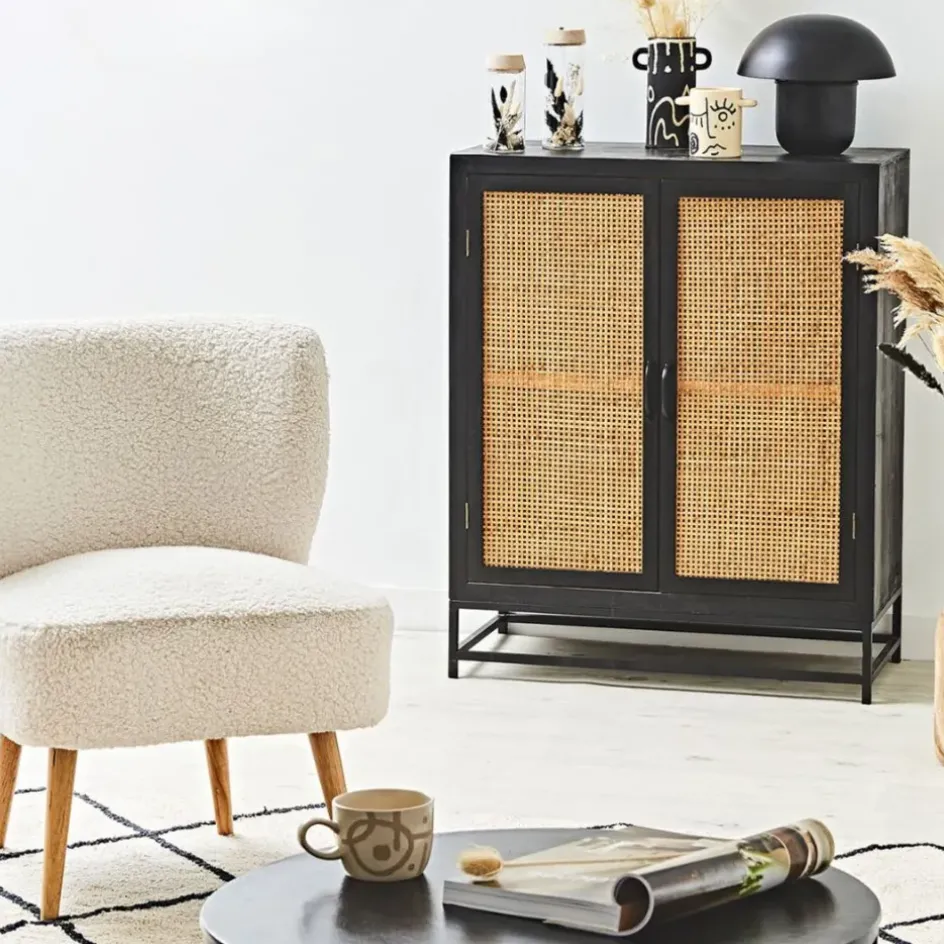 Fabrique de Styles Lampes À Poser*Lampe champignon fer h25cm ambiance - Champart