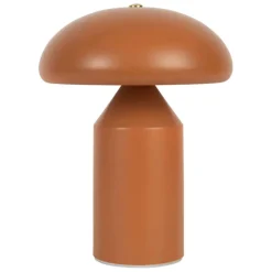 Fabrique de Styles Lampes À Poser*Lampe champignon tactile en fer terracotta h23cm - Arty