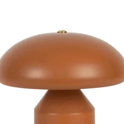 Fabrique de Styles Lampes À Poser*Lampe champignon tactile en fer terracotta h23cm - Arty